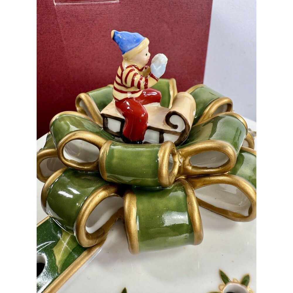 SOLD***Villeroy & Boch Christmas Toys Musical "Joy To The World" Candle Light - Picture 15 of 16